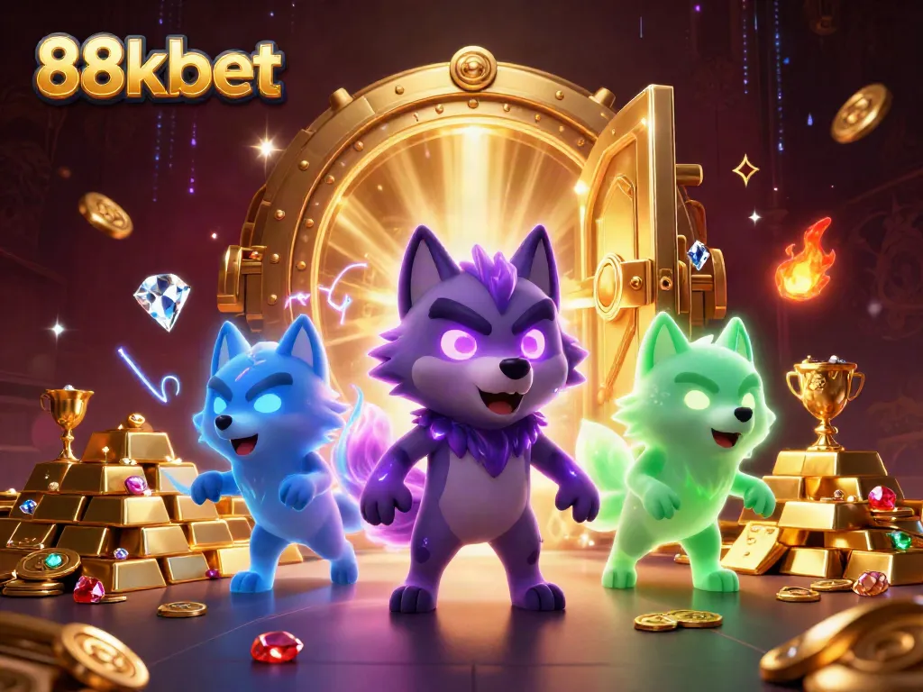 Engage in thrilling gameplay with 88kbet, featuring mystical wolves and golden treasures.